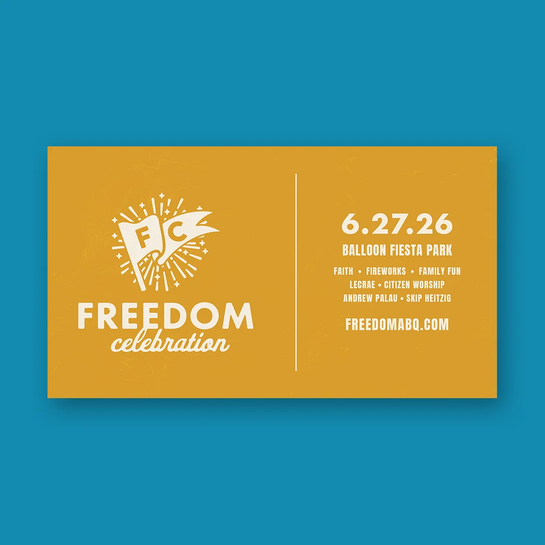 Download the Freedom Celebration 2026 Service Slide