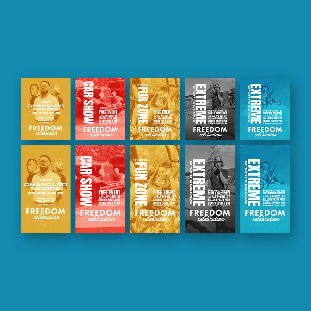 Download the Freedom Celebration 2026 Social Graphics